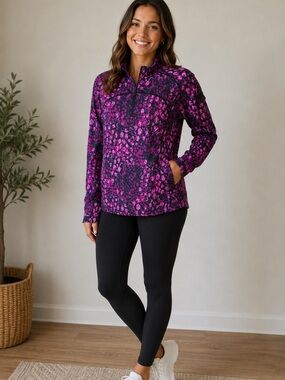 SkirtSports Vibrant Pink and Purple Women's Lightweight Activewear Jacket
